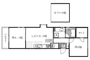 Boulogne府庁前【3階】の間取り