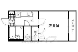 鏡石ハウス【101号室】の間取り