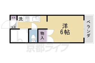 メゾン悠【402号室】の間取り