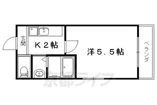 京都府京都市上京区東千本町【マンション】の間取り