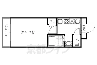 シルクピア五匠【4階】の間取り