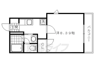ティーグレ【102号室】の間取り