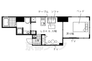 Coto Glance 御所北【301号室】の間取り