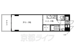 sawarabi terrace【103号室】の間取り