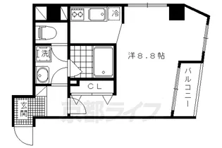 ウインドベル北大路【2階】の間取り