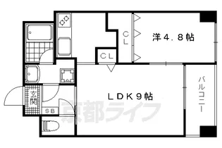 モザール光悦【2階】の間取り