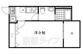 1Kの間取り画像