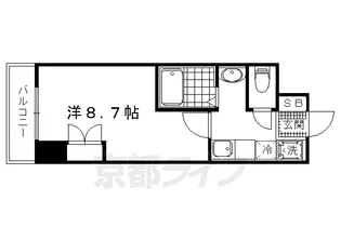 アンボワーズ【203号室】の間取り
