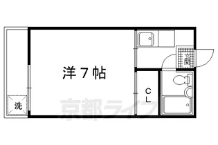 京都府京都市北区平野上八丁柳町【マンション】の間取り