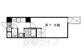 デプレ北野【307号室】の間取り