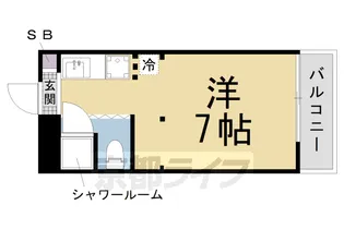 Bespoke Apartments KYOTO TAISH【210号室】の間取り