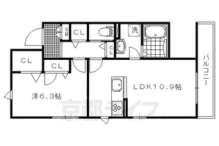 京都府京都市上京区一町目【マンション】の間取り