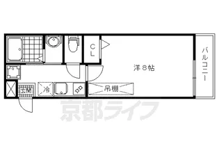 アンボワーズ プレ ド パレ【3階】の間取り