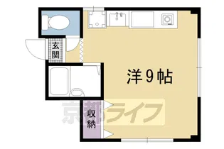 オーク西大路【302号室】の間取り