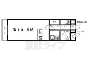 セレーナ白梅町【105号室】の間取り