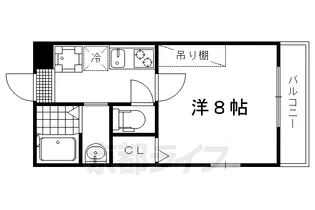 京都府京都市上京区藪之下町【マンション】の間取り
