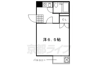 プチハウス梶谷【2C号室】の間取り