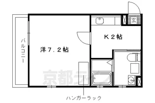 エスパス白梅町【3-C号室】の間取り