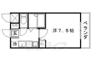 グランソフィア【B205号室】の間取り