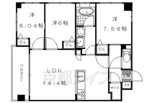 Cedar Forest京都北山【5階】の間取り