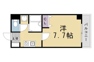 Piacere北山【202号室】の間取り