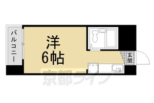 京都府京都市北区衣笠荒見町【マンション】の間取り