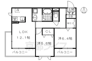 インペリアルスクエアー【103号室】の間取り