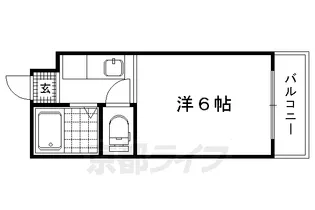 モンブランスギエ【203号室】の間取り