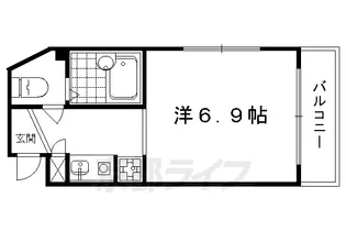 ブリエ御所西【3階】の間取り