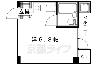 鞍馬口西【205号室】の間取り