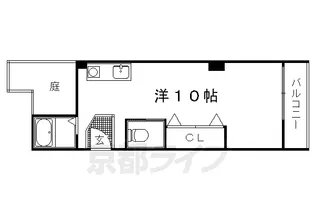 鞍馬口西【102号室】の間取り