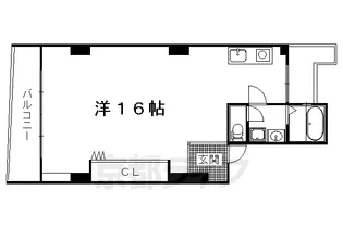 鞍馬口西【1階】の間取り