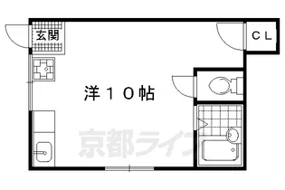 ウイング塔ノ段【1-1号室】の間取り