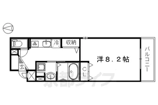 レジデンス プリムローズ【201号室】の間取り