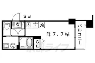 1Kの間取り画像