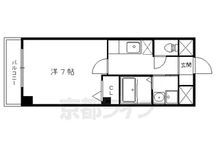 アライブ キノⅡ【1階】の間取り
