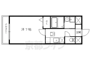 ヒラソル・ナツA【2階】の間取り