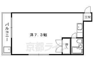 メイコービル【201号室】の間取り
