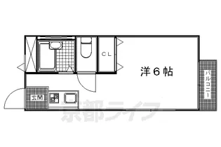 メゾン高野【203号室】の間取り