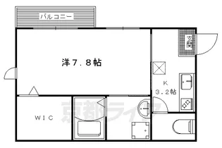 La Place−Y【202号室】の間取り