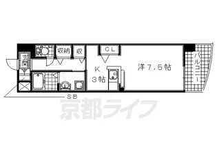 京都府宇治市大久保町【マンション】の間取り