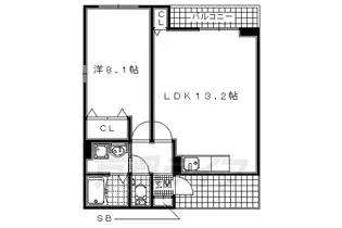 スターブルKⅡ【2階】の間取り