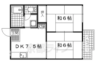 京都府城陽市久世【アパート】の間取り