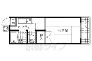 ピュアハイツ【106号室】の間取り