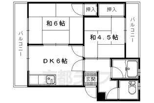 北尾マンション【2階】の間取り