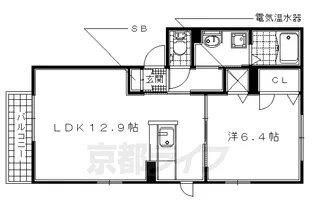 ヴィバとき【301号室】の間取り