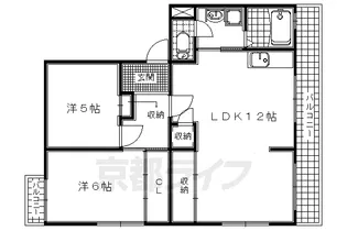 アイル宇治WEST【2階】の間取り