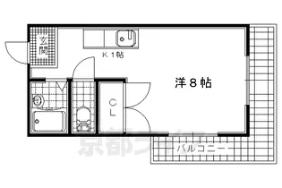 北川ビル【3号室】の間取り