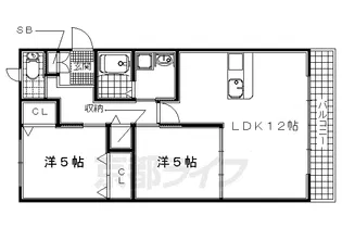 BELLE FORET【103号室】の間取り