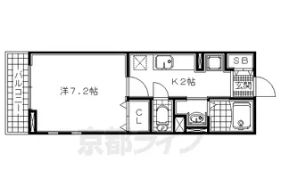 AZUR PALACIO【1階】の間取り